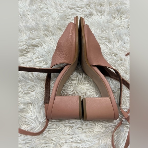 Alohas The Lille Leather Block Heels - Size 40 US 9 - Picture 7 of 8